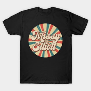 Circle Design Missy Proud Name Birthday 70s 80s 90s T-Shirt